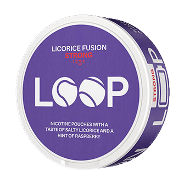 Pouches de nicotina LOOP Licorice Fusion Strong