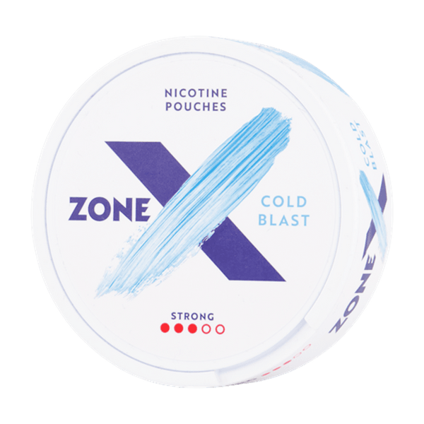 Pouches de nicotina ZoneX Cold Blast Strong