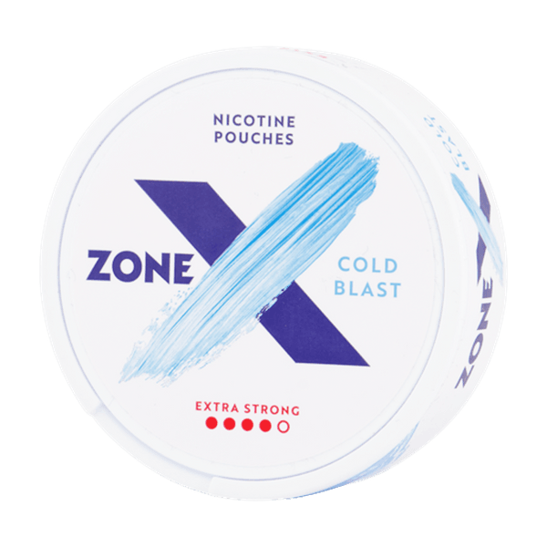 ZoneX Cold Blast Extra Strong nikotino maišeliai