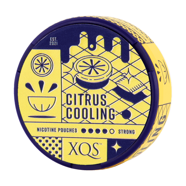 XQS Citrus Cooling Strong nikotino maišeliai