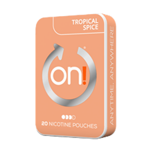 on! Tropical Spice 6mg nicotine pouches