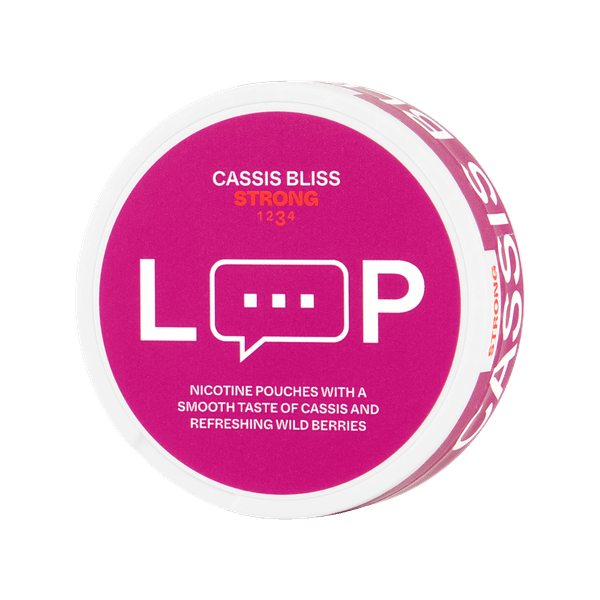 LOOP Cassis Bliss Strong snus