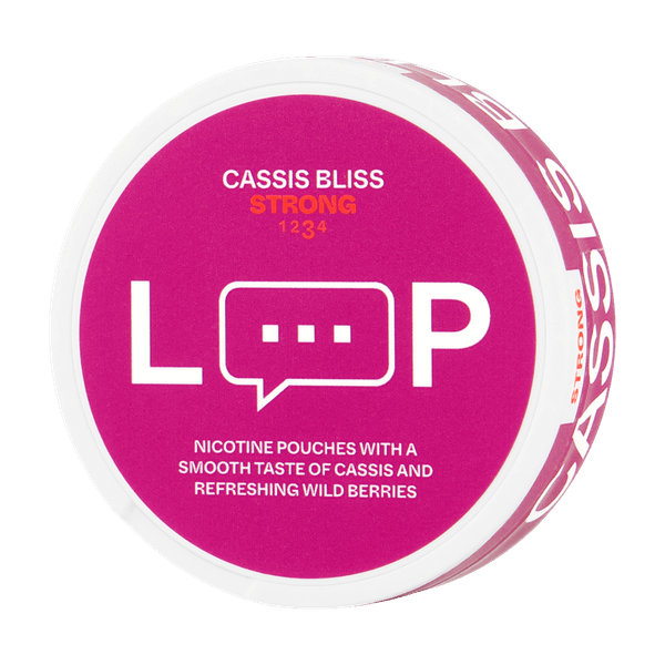 Pouches de nicotina LOOP Cassis Bliss Strong