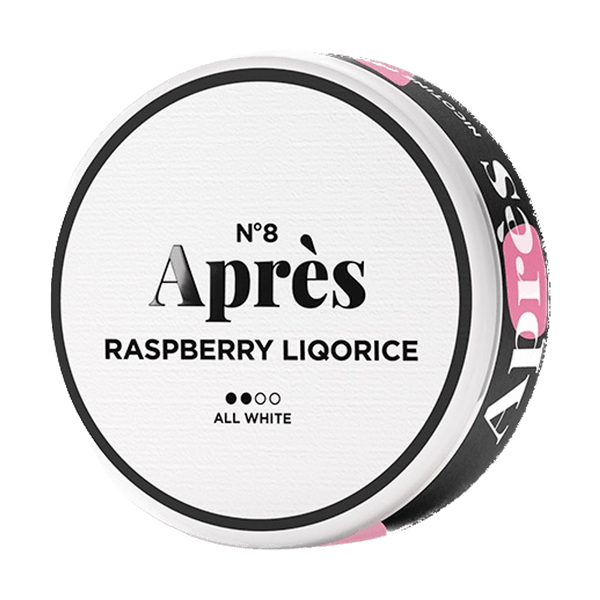 Pouches de nicotina Après Raspberry Liqorice