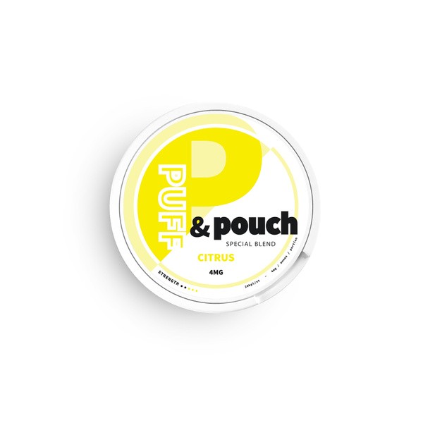 Puff and Pouch Citrus 4mg snus