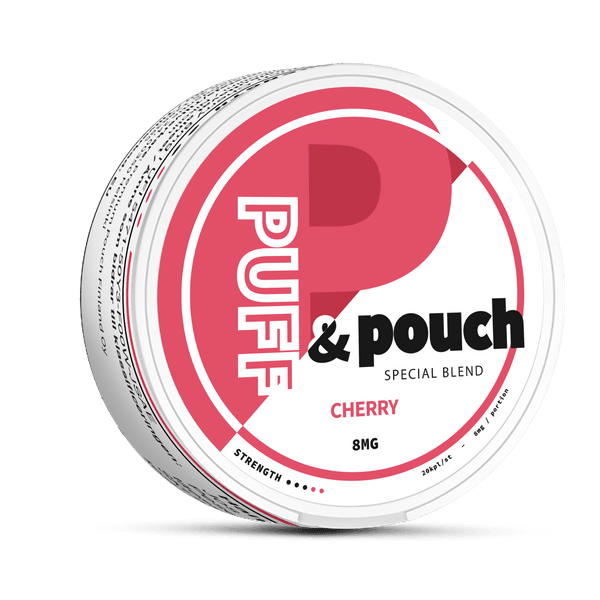 Puff and Pouch Cherry 8mg snus