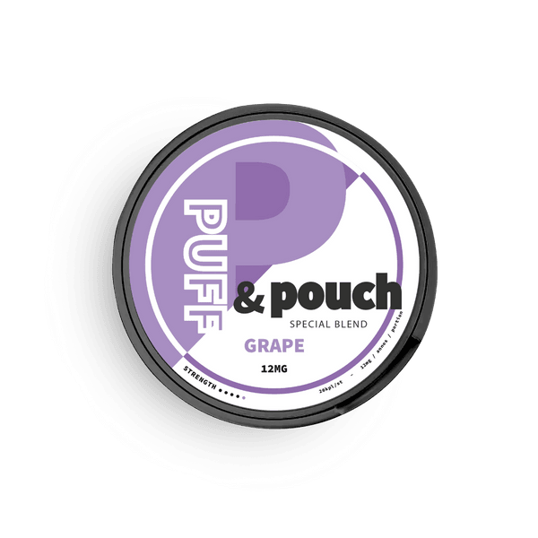 Puff and Pouch Grape strong 12mg snus