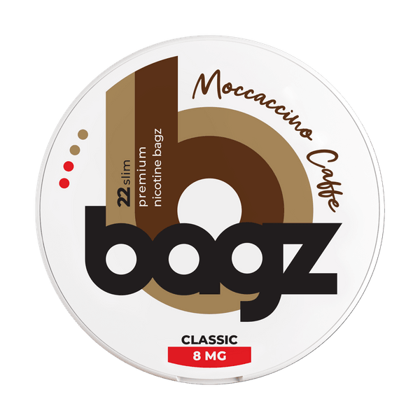 Bagz Moccaccino 8mg nikotino maišeliai