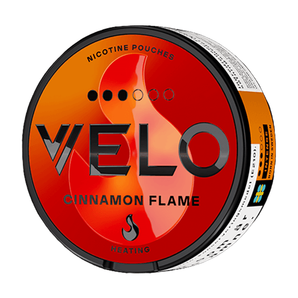 VELO Cinnamon Flame Slim Strong nicotine pouches