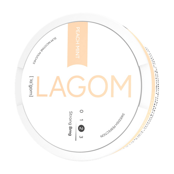 LAGOM Lagom Peach Mint 8mg Snus