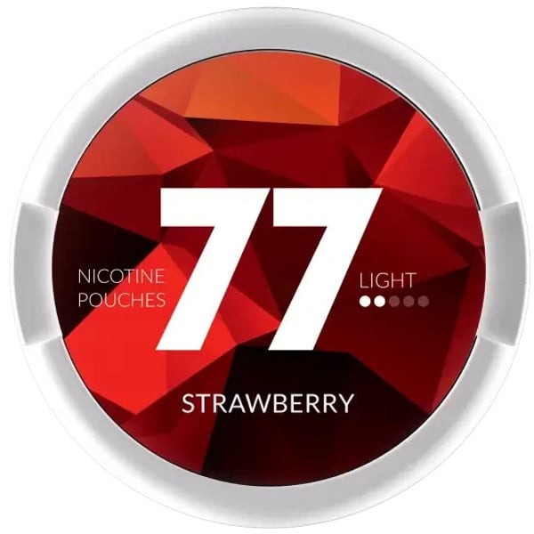 77 77 Strawberry Light snus