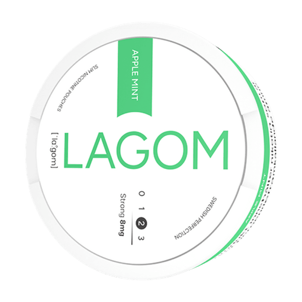 LAGOM Apple Mint Light 4mg nicotine pouches