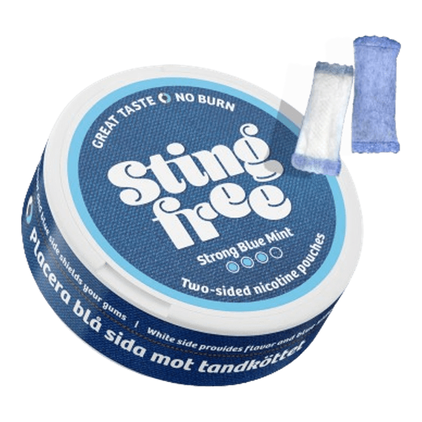 STING FREE Strong Blue Mint nikotiinipussit