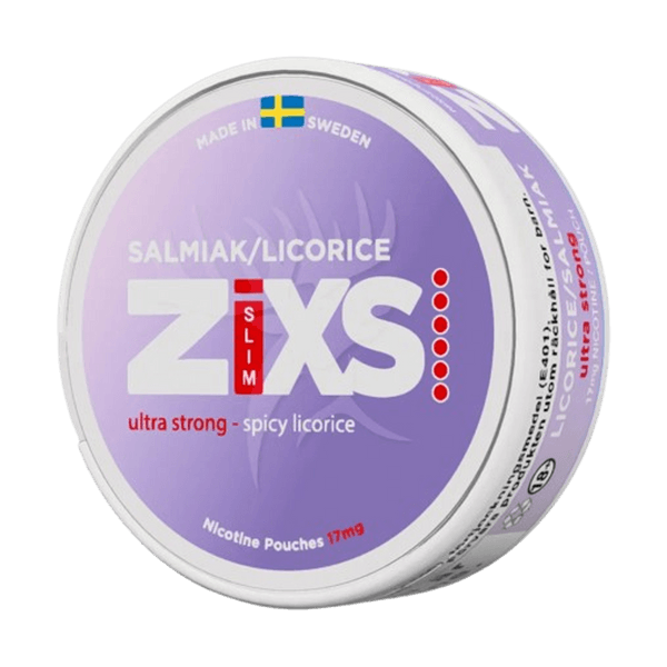 Nikotinové sáčky ZIXS Salmiak Ultra Strong