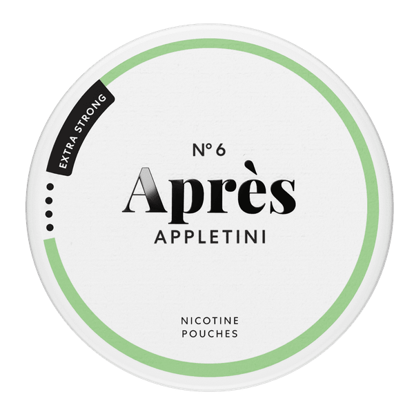 Après Appletini Extra Strong nikotino maišeliai