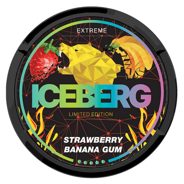 ICEBERG Strawberry Banana Gum Extreme Snus