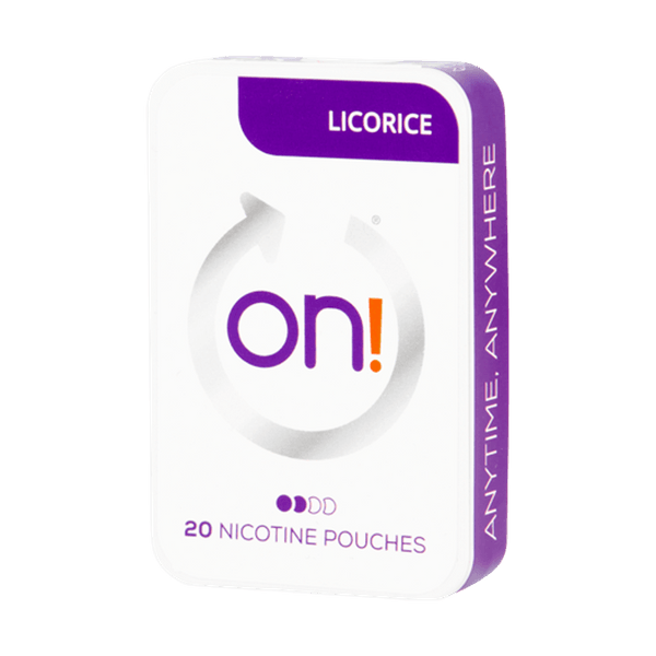 on! Liquorice 3mg nicotine pouches